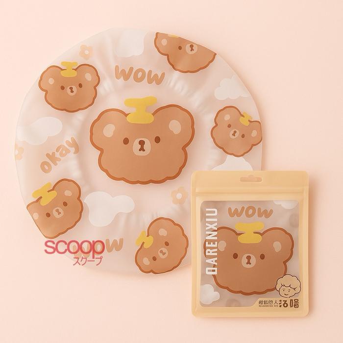 Gambar Scoop Shower Cap Premium Cute 72140800 - 01 dari Scoop Ideas Kota Administrasi Jakarta Utara Tokopedia