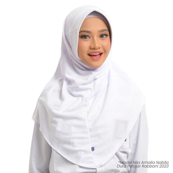 Gambar Kerudung Rabbani Neo Karimun Original - Putih dari Rabbani Mall undefined Tokopedia