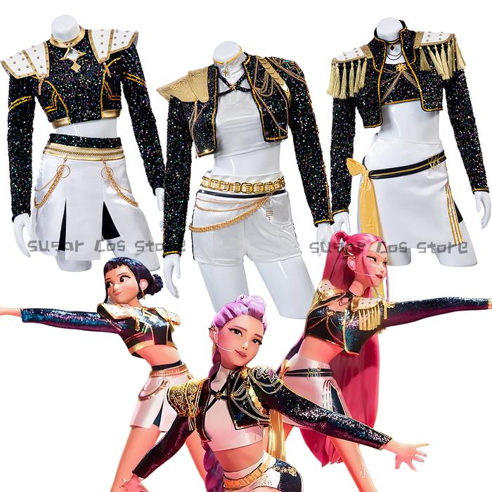Gambar KPOP Huntrix Mira Rumi Zoey Anime Cosplay Costume Wig KPop Demon Hunters Uniform Halloween Carnival Party Props For Women Girls dari GROSIR PT RINSO TRRBARRRRU undefined Tokopedia