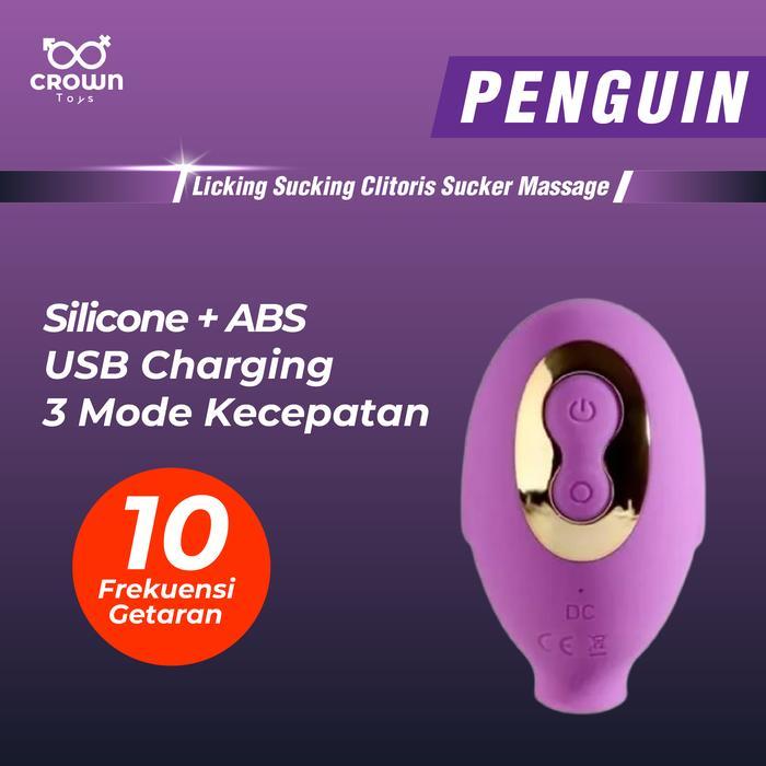 Gambar PENGUIN LICKING SUCKING VIBRATING CLITORIS SUCKER MASSAGE - Ungu dari choco crot undefined Tokopedia