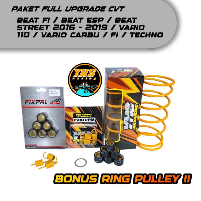 Gambar PAKET HEMAT KIRIAN CVT VARIO 110 KARBU TECHNO BEAT FI BEAT ESP SCOOPY FI ROLLER BISA REQUEST DAN MIX PER SENTRI 1500 RPM dari Onderdilmotorbandung undefined Tokopedia
