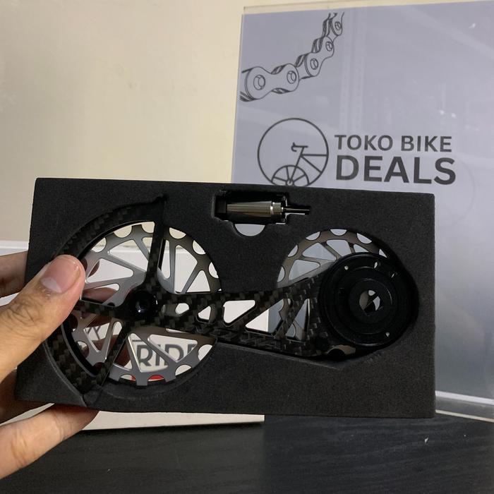 Gambar OSPW NOVA RIDE SRAM RIVAL AXS 12SP AXS - Oversized Pulley Ceramic Bearing - SILVER dari Toko Bike Deals undefined Tokopedia