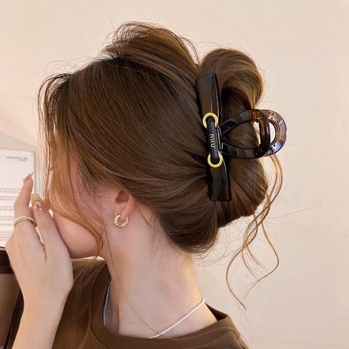 Gambar Caliloops Jepit Jedai Rambut Pita Plastik Wanita Korean Style Hairclip Clopi dari Danlear Store undefined Tokopedia