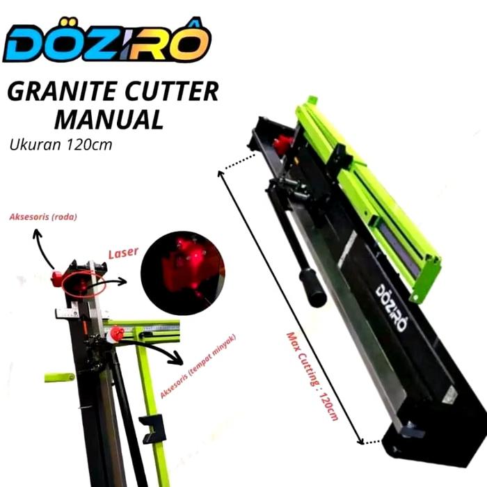 Gambar Granite Cutter TICU-120 120cm HD Doziro | Alat Potong /Belah keramik dari Tokobelanjakamu undefined Tokopedia