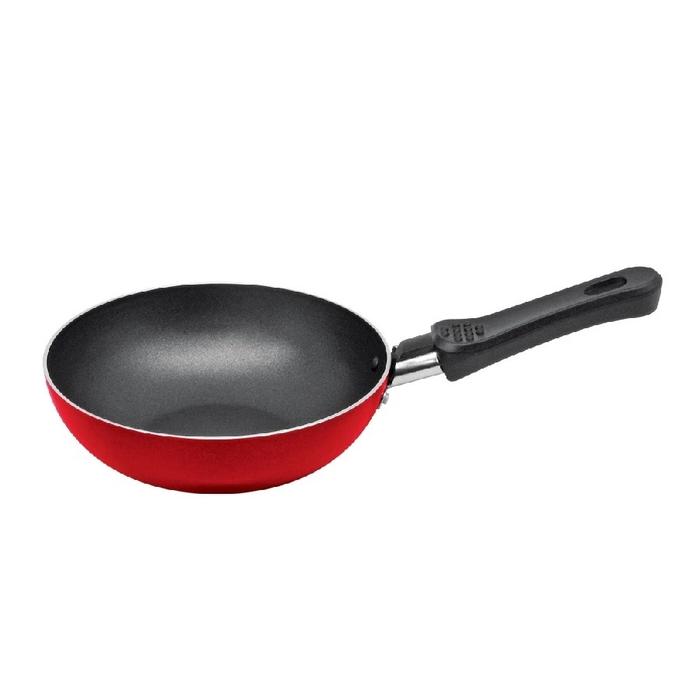 Gambar Maspion Maxim Deep Wok 24 CM Frypan Cekung Anti Lengket - MHS - Merah dari Maspion Home Store undefined Tokopedia