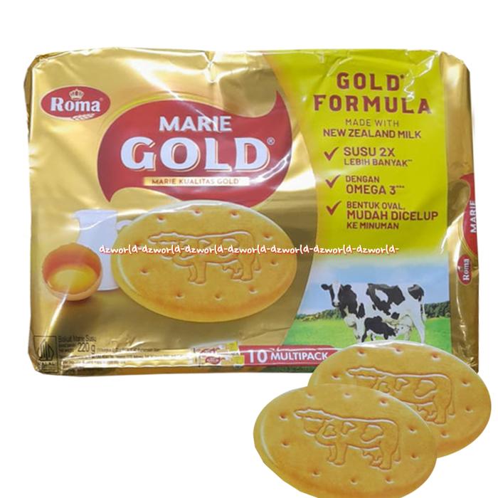 Gambar Roma Marie Gold 220gr Biskuit Roma Susu Biscuit Marie Regal Bulat Mari Kualitas Golden New Zealand Milk dari dzworld undefined Tokopedia