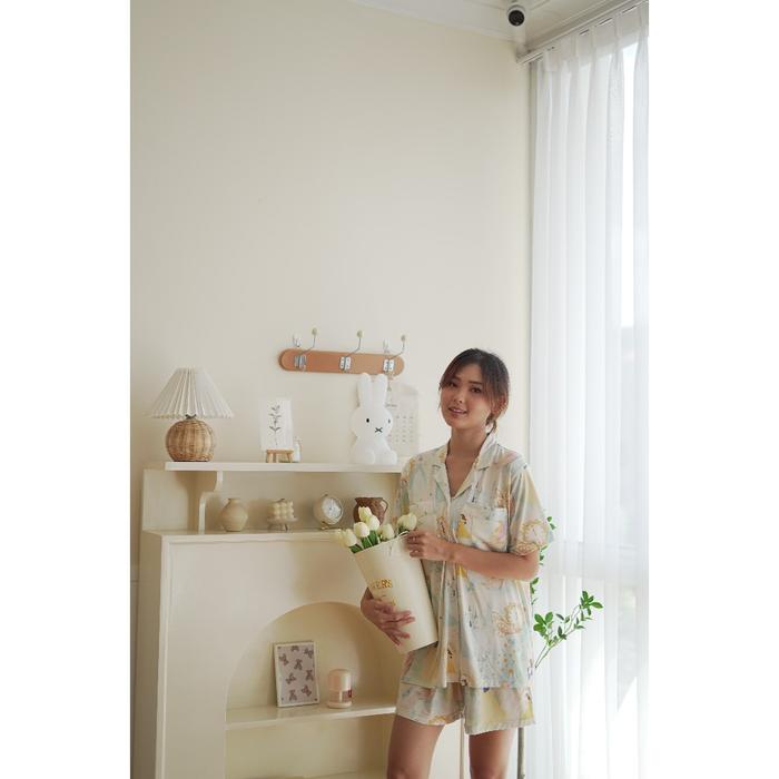Gambar Goodnitegwen -  PRINCS PUPPY PO TOBY collection TENCEL™ piyama BRA LESS wanita dewasa perempuan - PRINCS SHORTP, S-M dari FAIRE LE STORE undefined Tokopedia