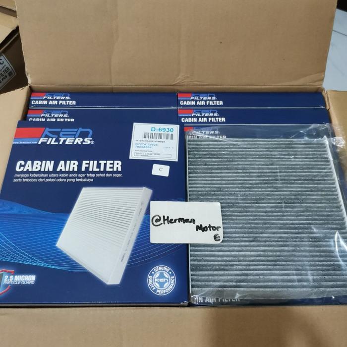 Gambar LAGI PROMO Saringan Filter ac KEN Carbon All new Pajero Triton Eclipse Outlander - D6930 C Black dari Faya Mart undefined Tokopedia