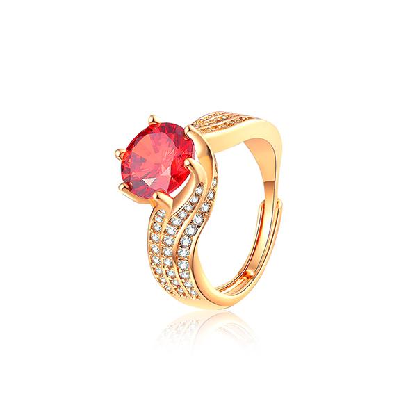Gambar GlintGems-Special Live (COD)Cincin Rosegold 3ct korean jewelry ring couple wanita tunangan nikahan - Rose Gold Cincin Saja dari Glint Gems undefined Tokopedia