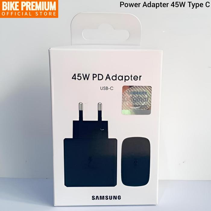 Gambar Kepala Charger Samsung Type C 45W S20 S21 Plus Adapter Fast Charging Adaptor Hp Original Handphone dari Bike Premium Store undefined Tokopedia