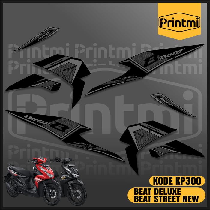 Gambar Printmi Stiker Striping Beat Deluxe - Street New 2021 2022 2023 2024 CBS ISS Motor Honda Variasi List Simple Keren KP300 - KP300 Abu Abu dari PRINTMI undefined Tokopedia