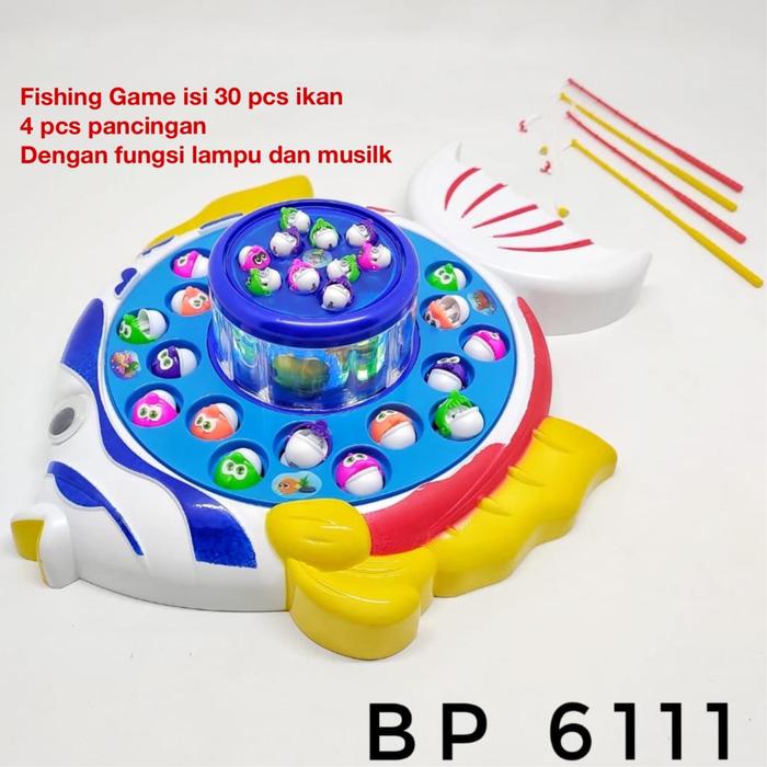 Gambar FISHING GAME 30 FISH - MAINAN ANAK PANCINGAN IKAN 2 KOLAM dari EAZYTOYS undefined Tokopedia