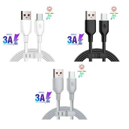 Gambar AMINO 66W PD TYPE C TO C Kabel Data Fast Charging QC Silicone Charger Adaptor USB TO TYPE C / TYPE C TO TYPE C / TYPE C TO Lighting / USB TO Lighting Untuk Iphone Samung Xiaomi Oppo Vivo Asus huawei Pengikat Kabel Charger Hp - USB TO C 【AC05】, Hitam dari AMINO Shop Indonesia undefined Tokopedia