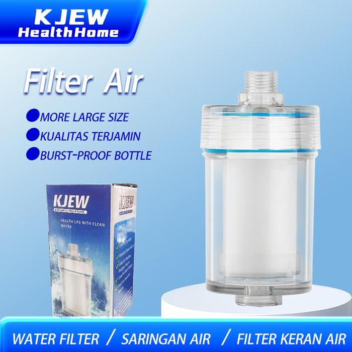 Gambar 【KJEW】KJEW Saringan Air Terbaik Filter Air Water Filter Penjernih Saringan Air Tanpa Listrik Anti Klorin Paket ONE Housing Saringan Logam Untuk Air Gambut Alat Tapis Air Sungai Keruh Jernihkan Air Sumur purifier supertype lubang rumah - PP Filter Lon dari KJEW-Water purifier undefined Tokopedia