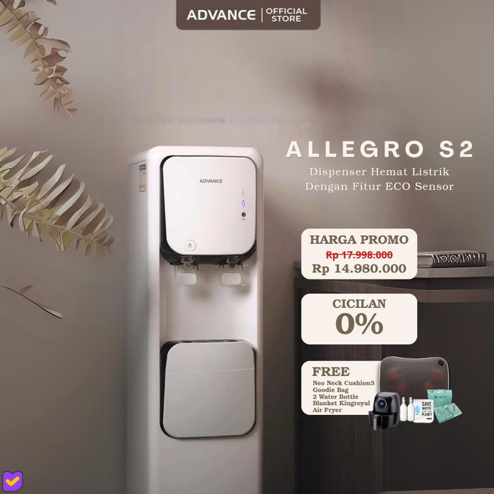 Gambar Advance - Dispenser Air Tanpa Galon Allegro S2 | Water Purifier Reverse Osmosis dari ADVANCE ESTORE INDONESIA undefined Tokopedia