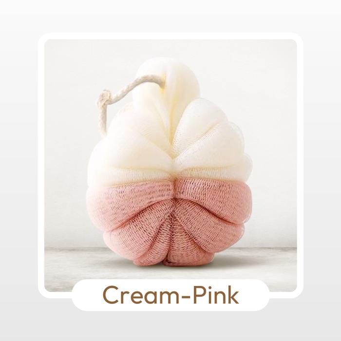 Gambar [VIDEO ONLY] OHSOME-CEO · Bath balls (4 colors)/Super Soft Shower Puff Bath Ball - pink, Standar dari OHSOME Homeliving undefined Tokopedia