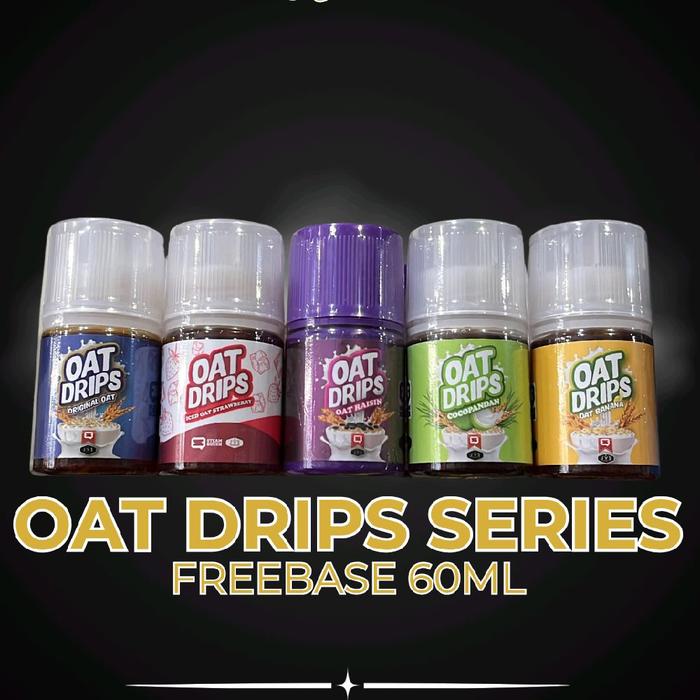 Gambar Oat Drips Series Freebase dan Saltnic - Freebase 60ml dari DP88 VAPORIZER HQ undefined Tokopedia