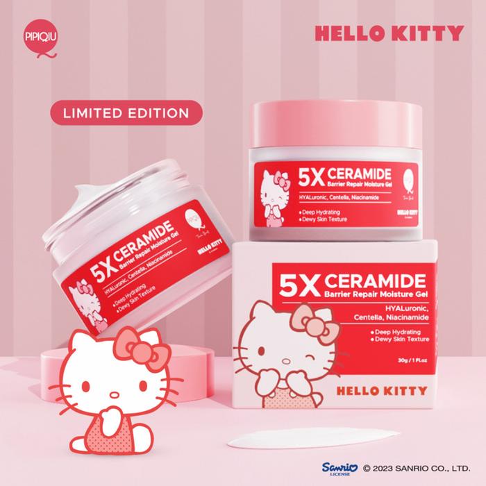 Gambar Pipiqiu 5X Ceramide Barrier Moisture Gel 30gr / Moisturizer Hello Kitty Special Edition / Pelembab Wajah - Moisture Hello Kitty dari Tanina 0fficial Kota Administrasi Jakarta Barat Tokopedia
