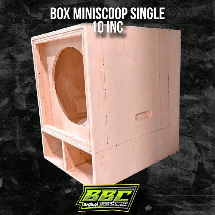 Gambar box speaker model miniscoop 10 inc tebal 15 mili - tebal 12 mili dari BBC CUSTOM undefined Tokopedia