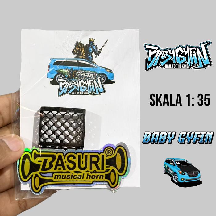 Gambar Penutup corong Baby Gyfin Scale 1:35 New 4 warna Limited Edition Gen 1 - Tutup Corong Warna Hitam dari Gyfinic.co Store undefined Tokopedia