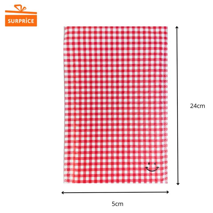 Gambar Surprice Bubble Packaging Motif Kotak-Kotak / Packaging Plastik / Amplop Bubble / Bubble Mailer Rusfet - Merah dari Surprice Store undefined Tokopedia