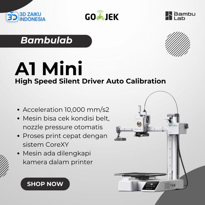 Gambar Bambulab A1 Mini High Speed Silent Driver Auto Calibration 3D Printer Linear Rail dari 3D Zaiku Indonesia undefined Tokopedia