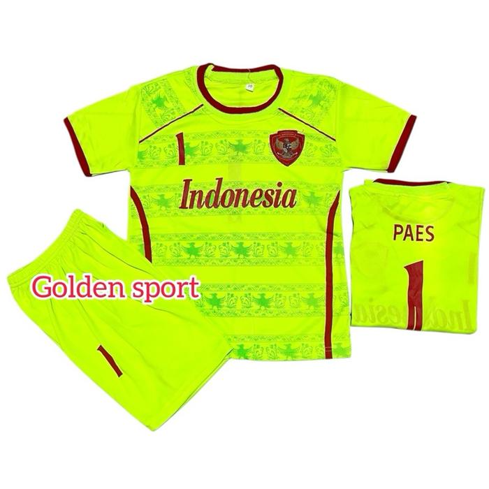 Gambar STELAN BAJU BOLA ANAK KIPER TIMNAS INDONESIA TERBARU - TIMNAS STABILO, 1-2 thn dari Golden-sport88 undefined Tokopedia