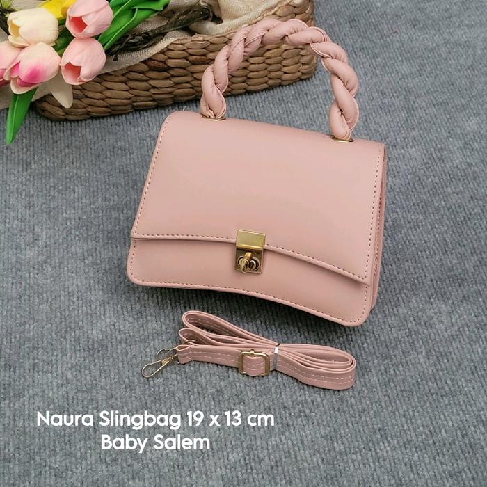 Gambar Naura Bag Fashion Tas Selempang Dan Bahu Wanita Kulit Sintetis - Baby salem dari Ganesha Grosir Tas_NEW undefined Tokopedia