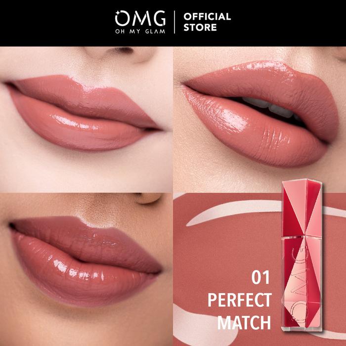 Gambar OMG Oh My Glam Colorlast Lip Vinyl 2.5g/Lip Gloss - Vinly 01 Perfect Mat dari Kios 0fficial undefined Tokopedia