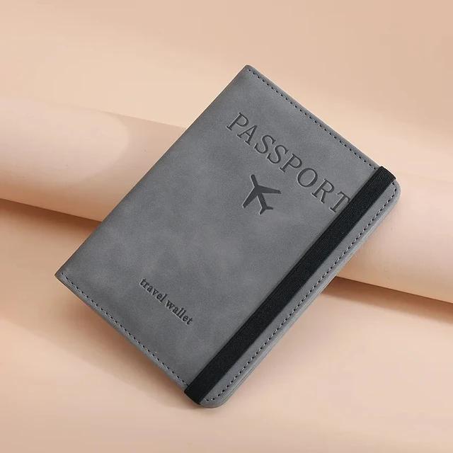 Gambar PASSPORT HOLDER RFID PROTECTION TD7801 TRIPLEDI ID CARD PU LEATHER WALLET COVER 9 SLOTS TRAVEL ORGANIZER PELINDUNG SAMPUL BUKU PASPOR ANTI MALING - Abu-abu dari marsadi undefined Tokopedia