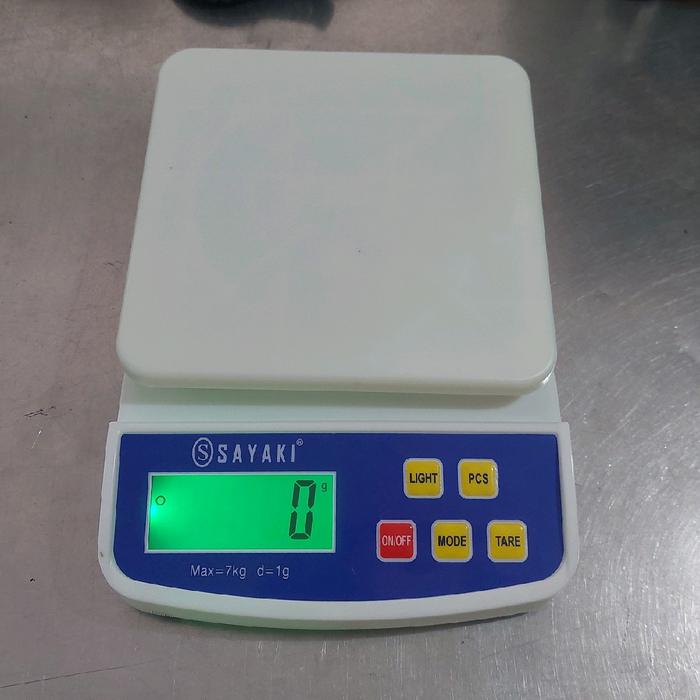 Gambar timbangan digital 5kg/7kg Sayaki timbangan dapur elektrik Medan dari Usaha Timbangan undefined Tokopedia
