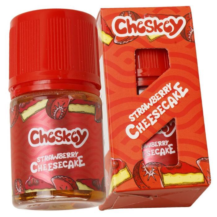 Gambar VP" LIQUID VAPE VAPOR CHESKEY V1 STRAWBERRY CHEESECAKE 60ML BY AFTER EIGHT - FREEBASE 3MG dari sriyatunracibg-8 undefined Tokopedia