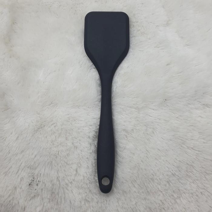 Gambar Mini silicone cooking turner 20.5cm/ flipper / sodet masak tahan panas/ sodet masak mini - hitam dari etc shopline undefined Tokopedia