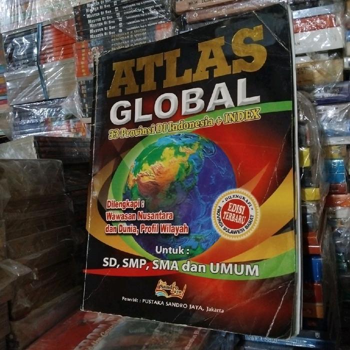 Gambar BUKU ATLAS GLOBAL 33 Provinsi DI Indonesia + INDEX EDISI TERBARU dari Toko Buku Viola undefined Tokopedia