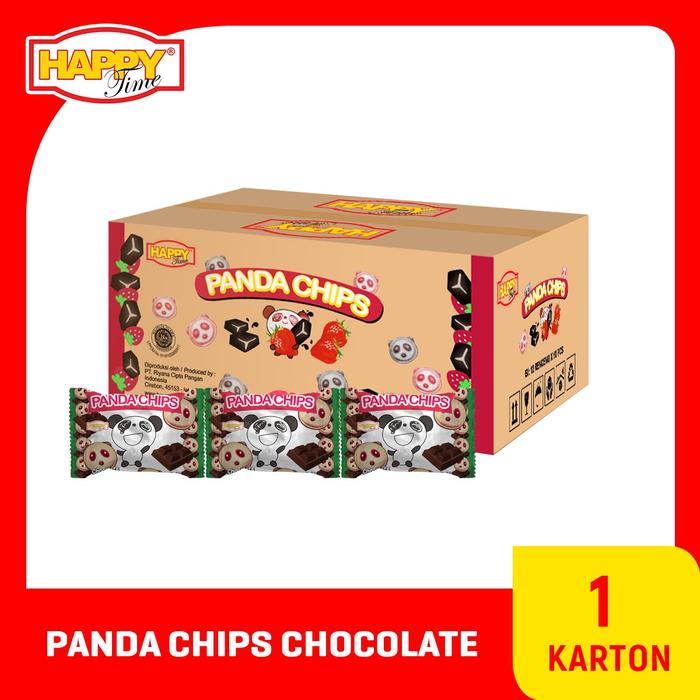 Gambar Happy Time Panda Chips (1 Karton isi 12 Renceng) - Panda Chips Coklat dari Happy Time Food undefined Tokopedia