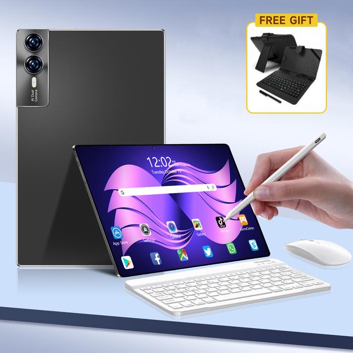 Gambar 【Free Promosi Terbaru 2025 Tablet pc】Murah Tablet PC  S12 Ultra 16GB + 1TB Tablet Android 11.6 Inci Layar Full Screen Layar Besar Wifi 5G Dual SIM Tablet - HItam+Free keyboard, 1TB dari tablen pc shop undefined Tokopedia