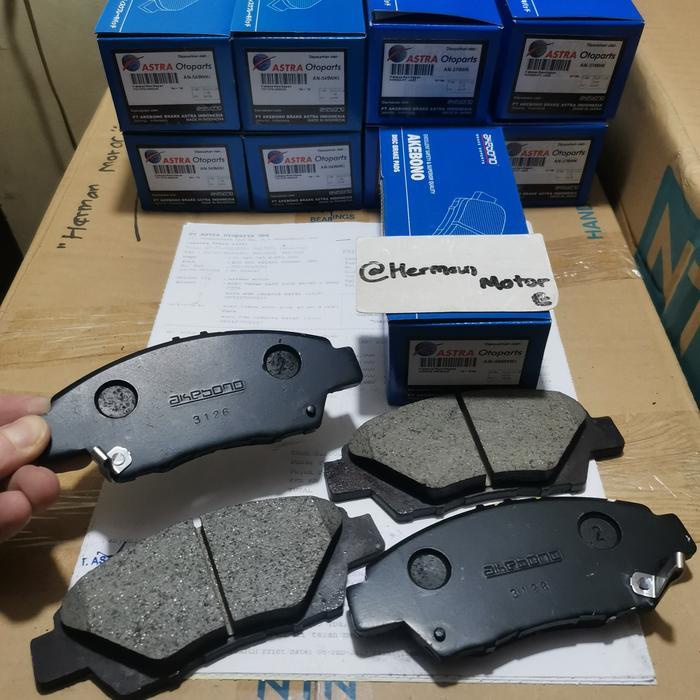 Gambar Kampas Rem Depan Brake Pad Akebono Mobilio New Jazz New City Freed Pasti Ori - AN-566WKI IDN dari poniman store846 undefined Tokopedia
