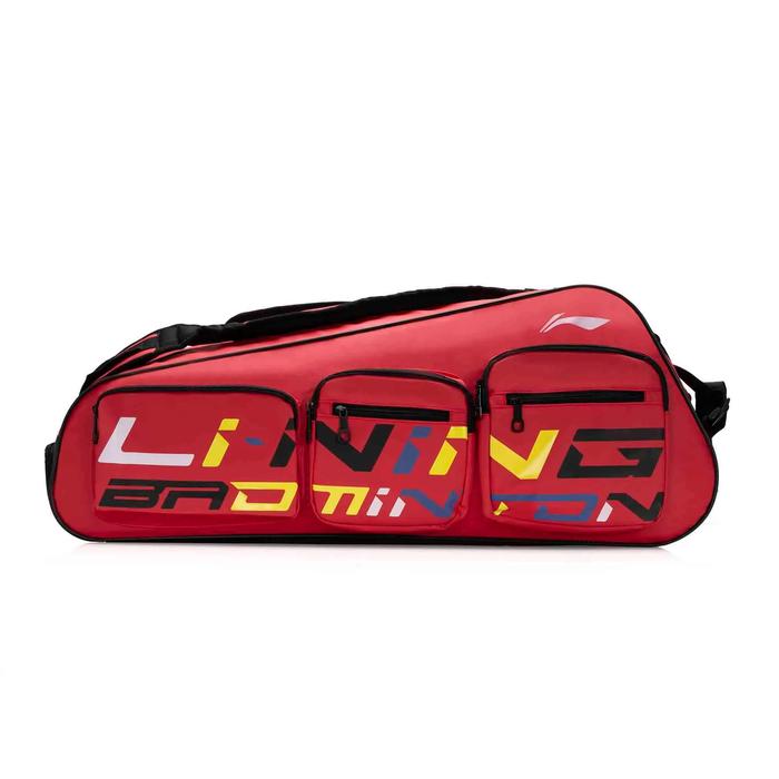 Gambar Lining Badminton Tas Raket 6 in 1 ABDS661 - Red dari Lining Store ID undefined Tokopedia