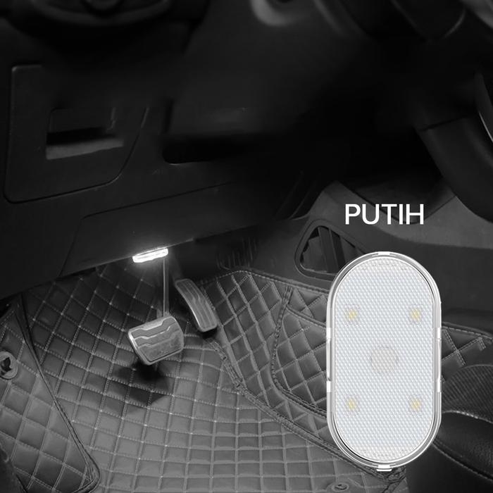 Gambar Lampu 6LED Dalam Mobil Touch Light Lampu Sentuh USB Lampu Hias Mobil Lampu Baca Lampu Sensor Gerak Otomatis 5V Car - Putih dari deriantstore undefined Tokopedia