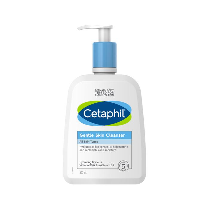 Gambar Cetaphil Gentle Skin Cleanser 500ml dengan Niacinamide, Glycerin dan Panthenol Sabun Pembersih Muka Untuk Segala Jenis Kulit - GSC-500 dari Cetaphil Indonesia undefined Tokopedia