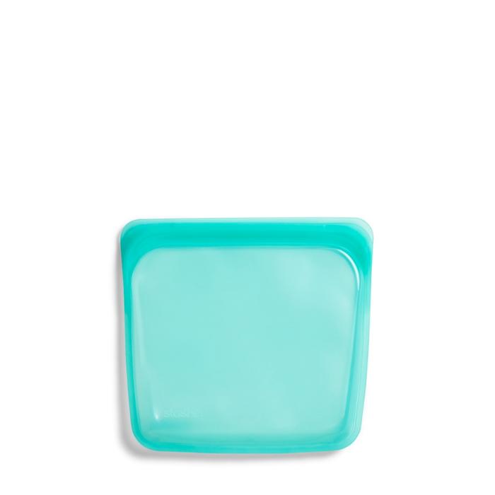 Gambar Stasher Sandwich Solid Color - Reusable Leakproof Silicone Bag - Aqua dari Stasher ID undefined Tokopedia