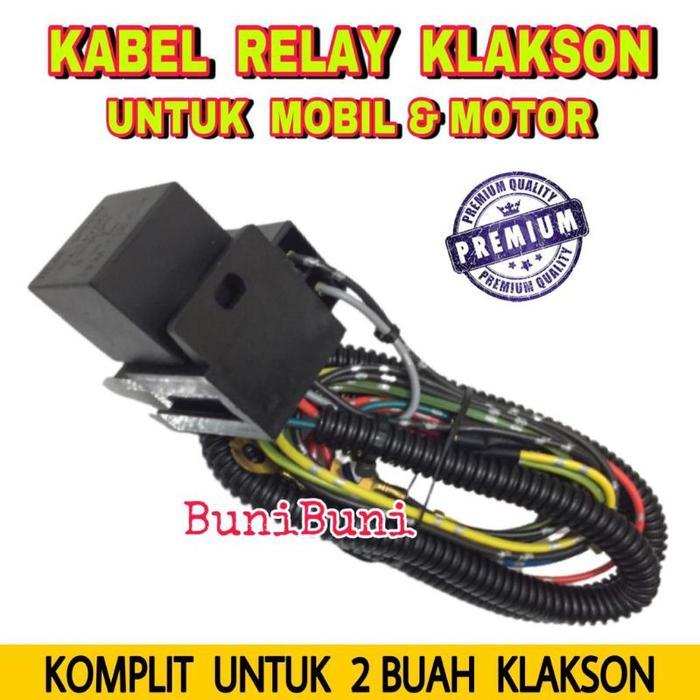 Gambar Klakson Keong Denso Waterproof Original Komplit Kabel Relay Klakson Untuk Mobil & Motor (Tahan Air) Promo ! - Kabel Relay Aja dari H alifin undefined Tokopedia