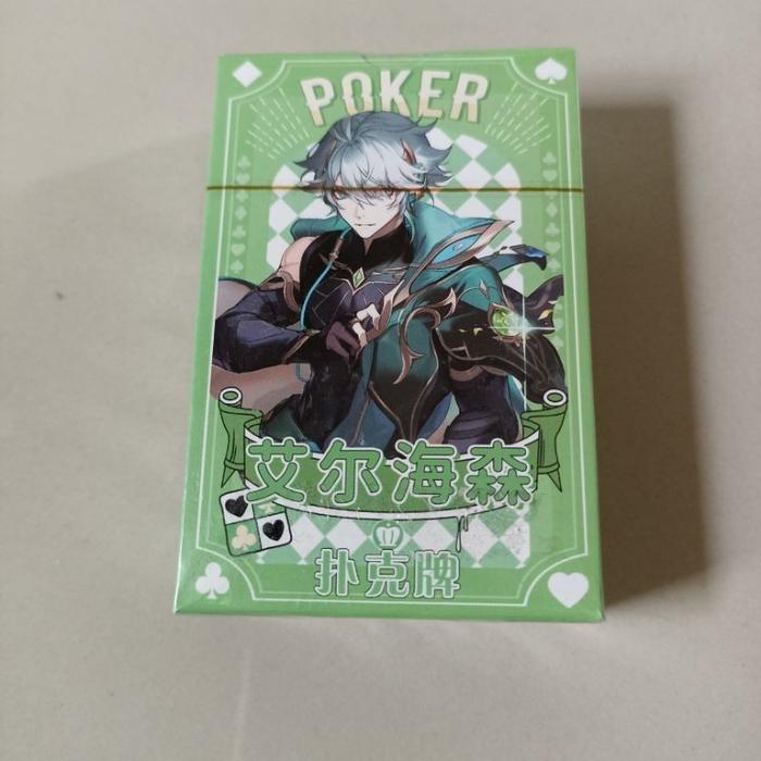 Gambar (54Pcs) Genshin Impact Kartu Remi Poker Capsa Permainan Anak Board Game Game Photocard Lomocard Lomo Cosplayer Lucu Kawaii Wibu Xiao Lumine Aether Klee Venti Nahida Zhongli Kaveh Kazuha - ALHAITHAM, REMI dari panpanggharyani terrbarru undefined 2 Tokopedia