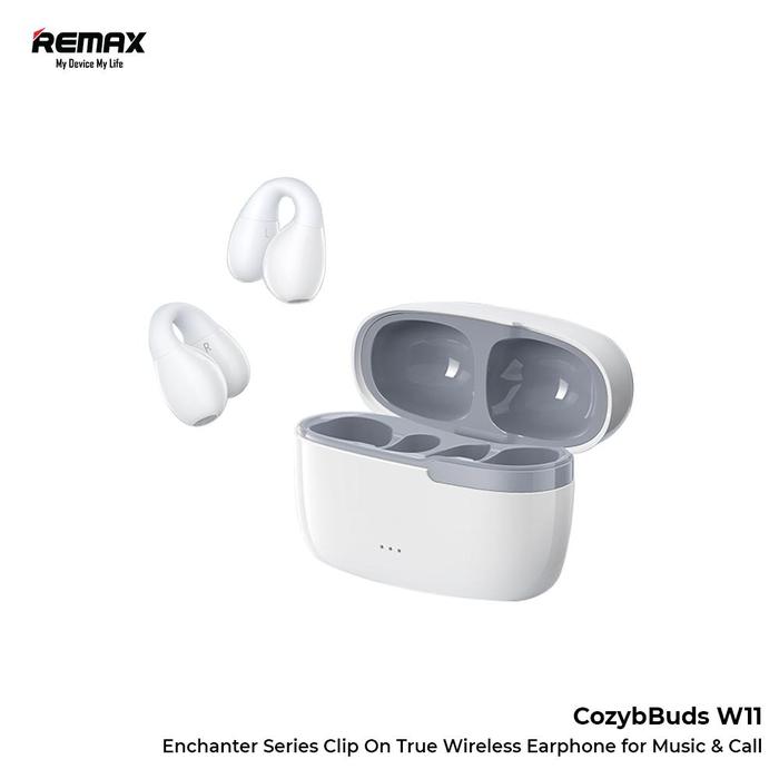 Gambar Remax Clip-on True Wireless Earphone for Music & Call CozyBuds W11 - Putih dari RemaxIndonesiaOfficial undefined Tokopedia