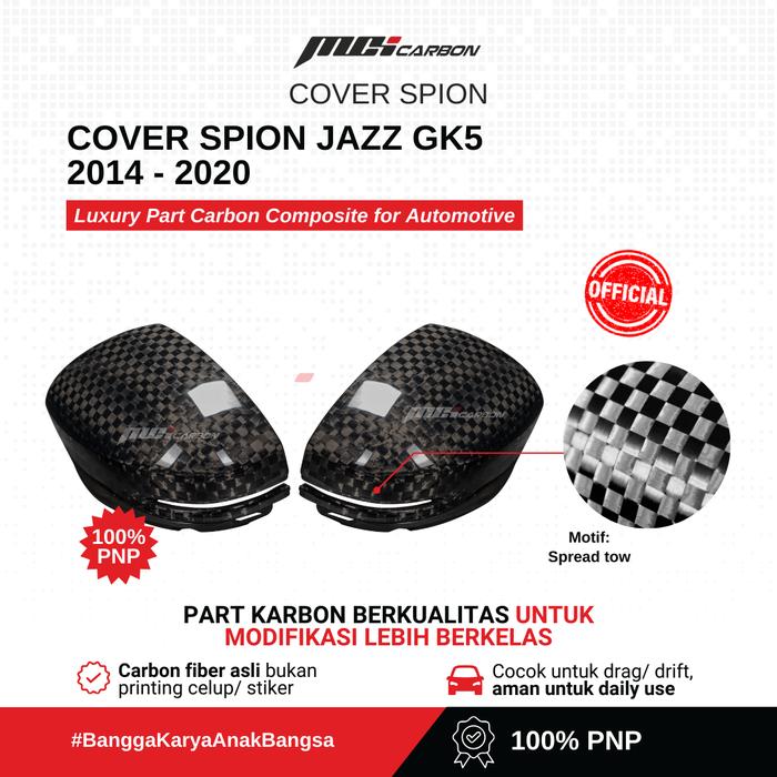 Gambar Cover Spion Carbon Jazz GK5 | MCI Carbon by Karyatama dari MCI Carbon undefined Tokopedia