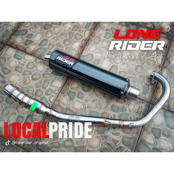 Gambar Lone Rider Original SATRIA FU - Middle End - ME STD Silent Black Metalik - FU INJEKSI dari Lone Rider Original undefined Tokopedia