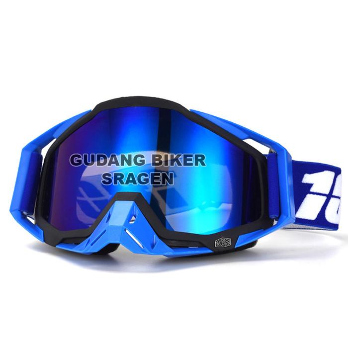 Gambar GOGGLE 100% KACAMATA HELM TRAIL MOTOCROSS 100 PERCENT ADVENTURE IMPORT - ARMY dari GUDANG BIKER undefined Tokopedia