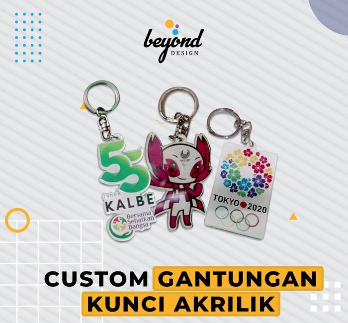 Gambar Gantungan Kunci Akrilik Custom Murah 2 Sisi - 3,5 cm, Bulat dari Beyond Design undefined Tokopedia