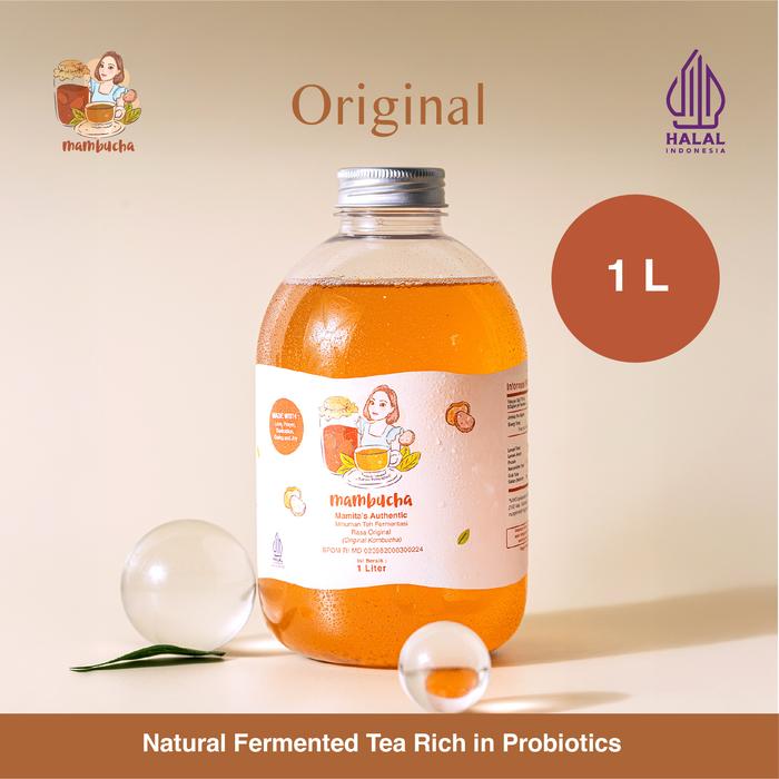 Gambar Kombucha Teh Fermentasi Original Mambucha 1 Liter dari Mambucha.id undefined Tokopedia