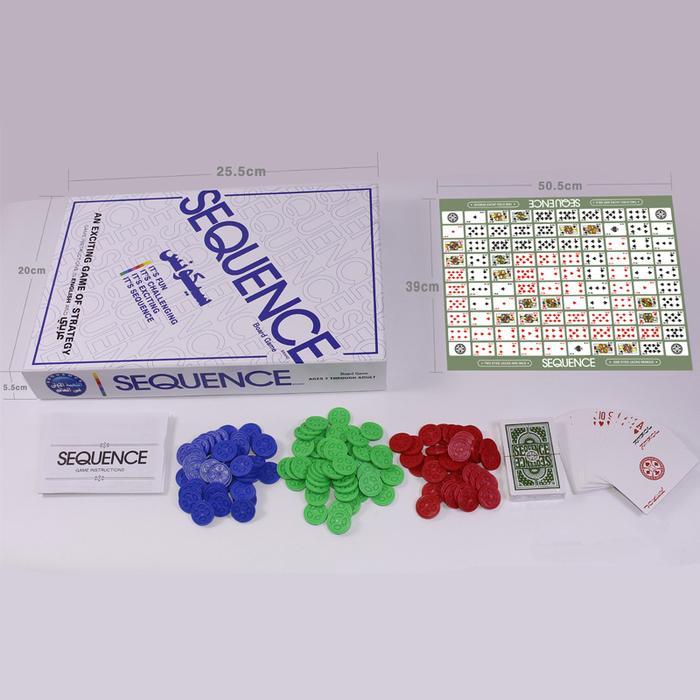 Gambar COD Sequence Board Game Playing An Exciting Card Games of Strategy - Sequence Boardgame Card Game Mainan Kartu Challenge Educational play dari TOKO LEOMEDIA undefined Tokopedia